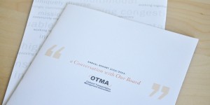 OTMA 2010/2011 Annual Report by Muffinman Studios
