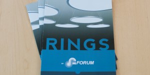 Forum Lighting's RINGS brochure by Muffinman Studios