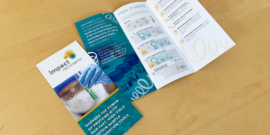 Impact Proteomics Logo and Brochure by Muffinman Studios