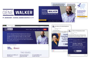 Gene Walker for School Board Campaign by Muffinman Studios
