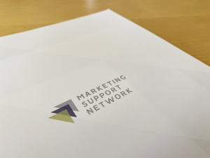 Marketing Support Network Press Packet by Muffinman Studios