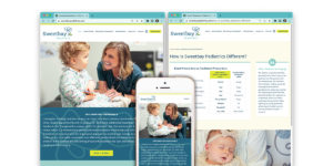 Sweetbay Pediatrics website by Muffinman Studios